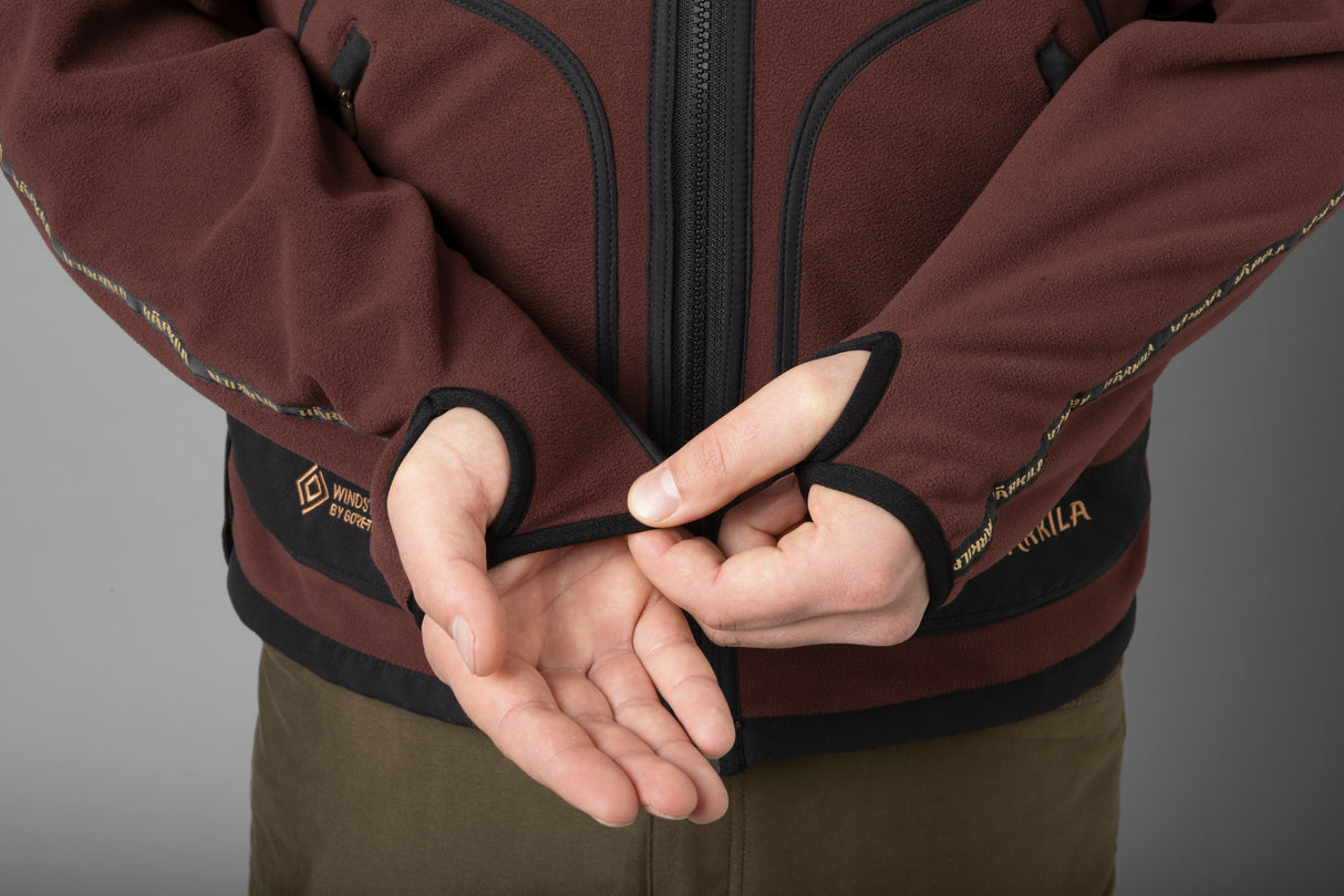 Kamko Fleece - Green/Bordeaux - Härkila