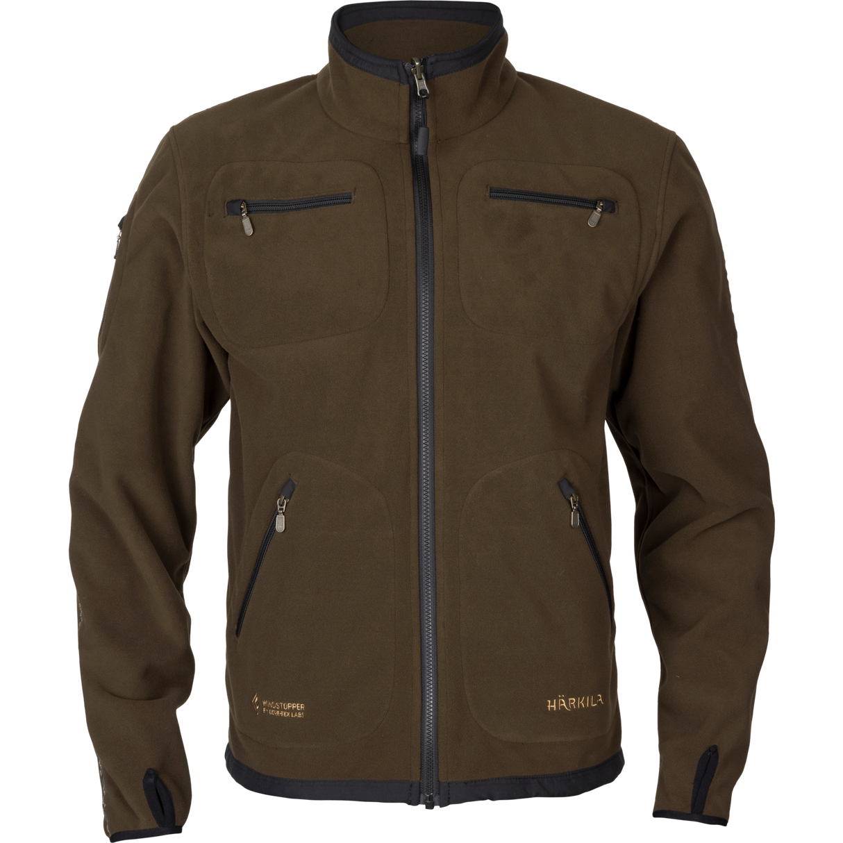 Kamko Fleece - Green/Bordeaux - Härkila