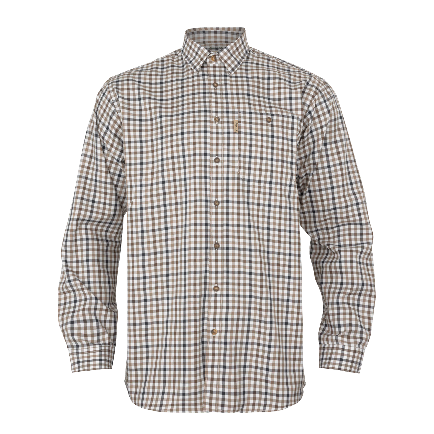 Milford Skjorte - Blue/Beige check - Härkila