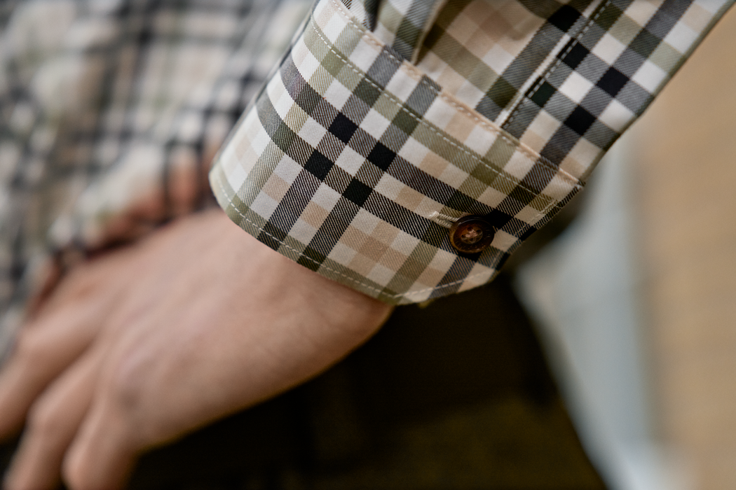 Milford shirt - Rosin/Deep well