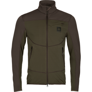 Olaf fleece jakke - Willow green/Shadow grey - Härkila