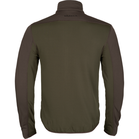 Olaf fleece jakke - Willow green/Shadow grey - Härkila