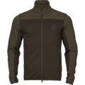 Olaf fleece jakke - Shadow Brown/Forest night - Härkila