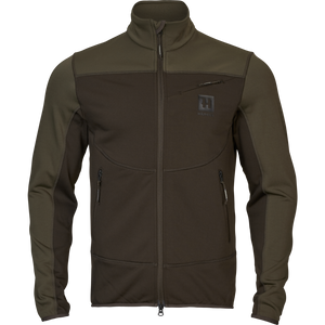 Olaf fleece jakke - Shadow Brown/Forest night - Härkila