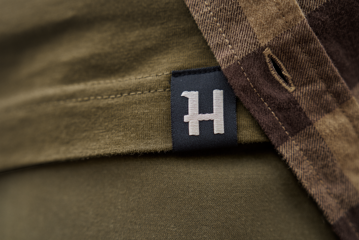Härkila H-logo S/S T-shirt - Dark olive - Härkila
