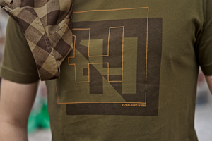 Härkila H-logo S/S T-shirt - Dark olive - Härkila