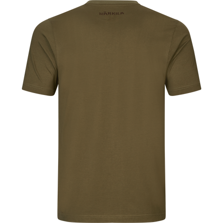 Härkila H-logo S/S T-shirt - Dark olive - Härkila