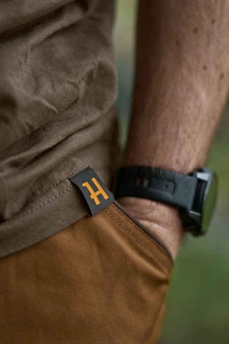 Härkila H-logo S/S T-shirt - Major brown