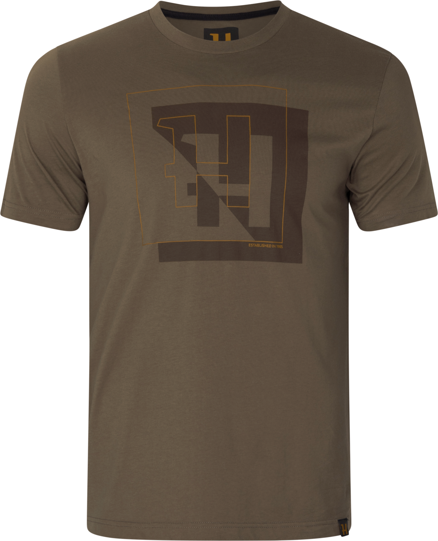 Härkila H-logo S/S T-shirt - Major brown