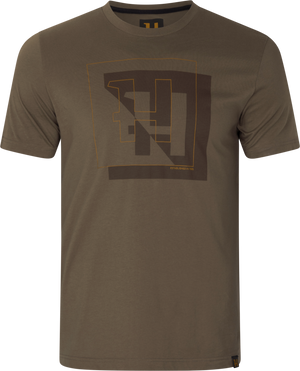 Härkila H-logo S/S T-shirt - Major brown