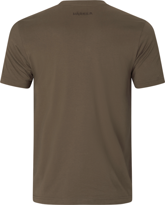 Härkila H-logo S/S T-shirt - Major brown