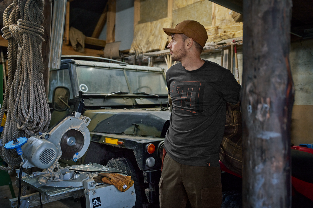 Härkila H-logo S/S T-shirt - Phantom