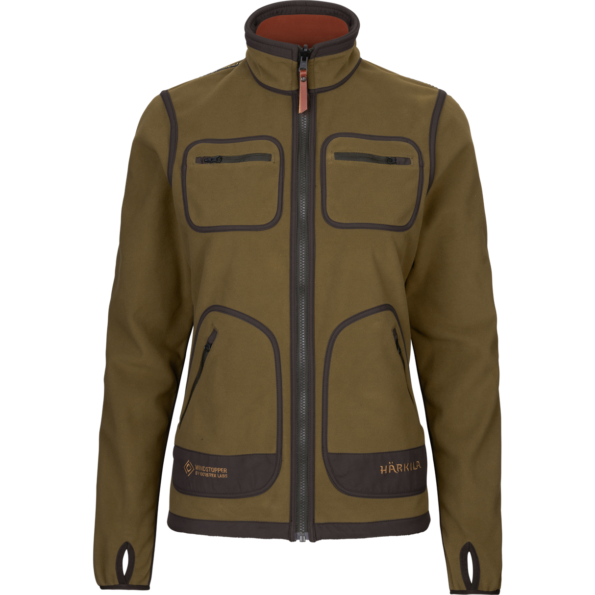 Kamko Fleece Kvinder - Dark olive/Arabian spice - Härkila