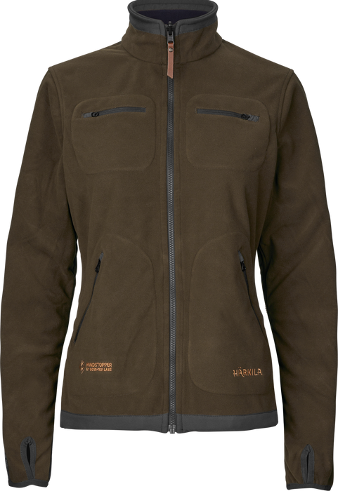 Kamko Fleece Kvinder - Willow green/Deep well purple