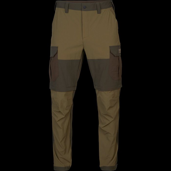 Logmar Lightweight Zip-off Bukser Dark olive/Willow green - Härkila