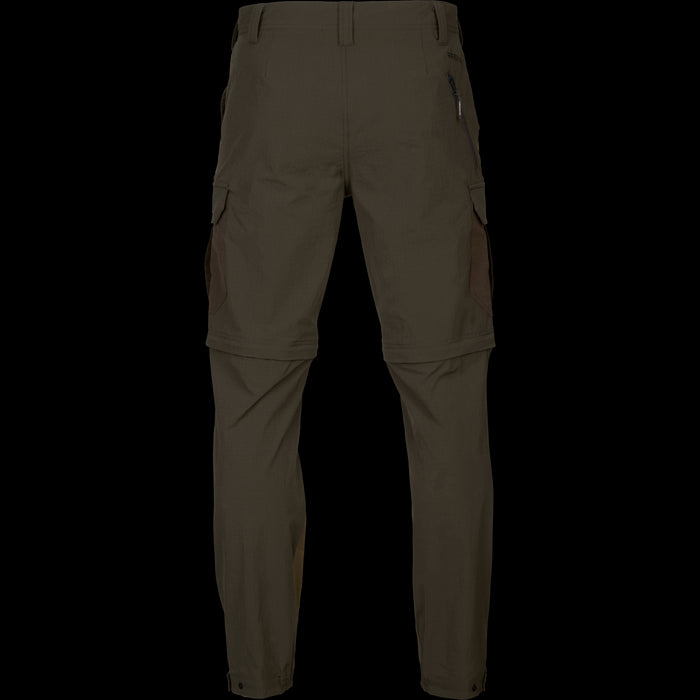 Logmar Lightweight Zip-off Bukser Dark olive/Willow green - Härkila