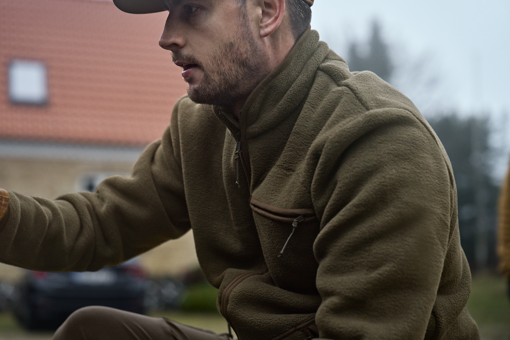 Torsby Fleecejakke - Willow green