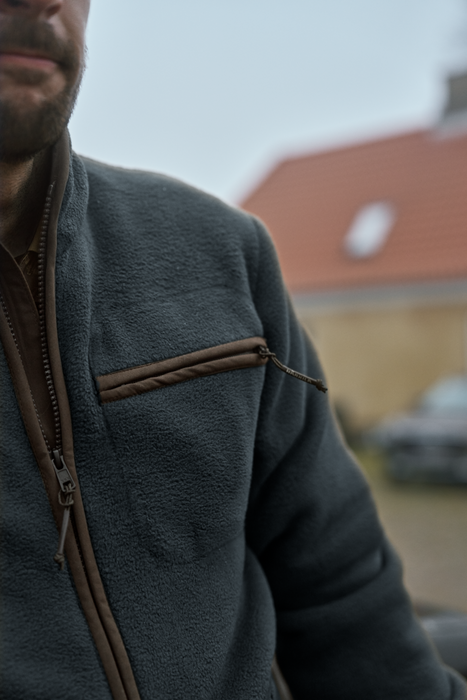 Torsby Fleecejakke - Dark navy