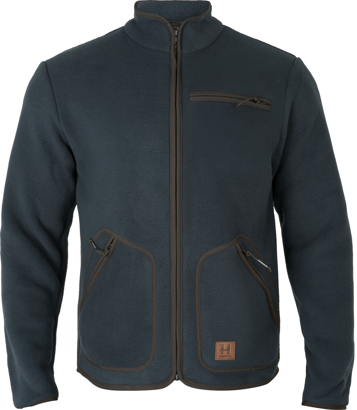 Torsby Fleecejakke - Dark navy