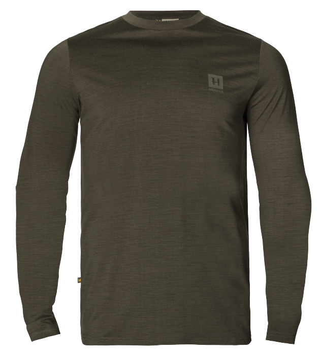 Härkila Base All Season L/S t-shirt - Willow green - Härkila