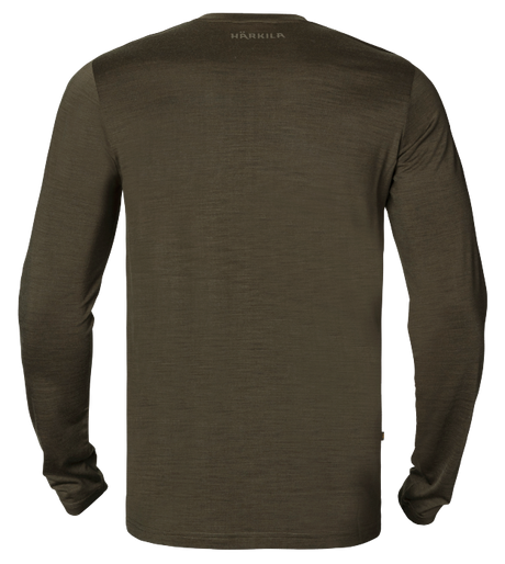 Härkila Base All Season L/S t-shirt - Willow green - Härkila