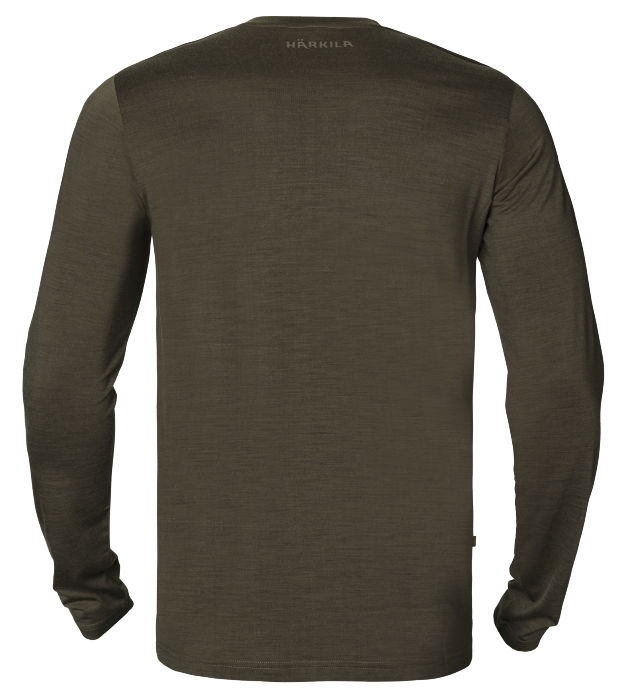 Härkila Base All Season L/S t-shirt Willow green - Härkila