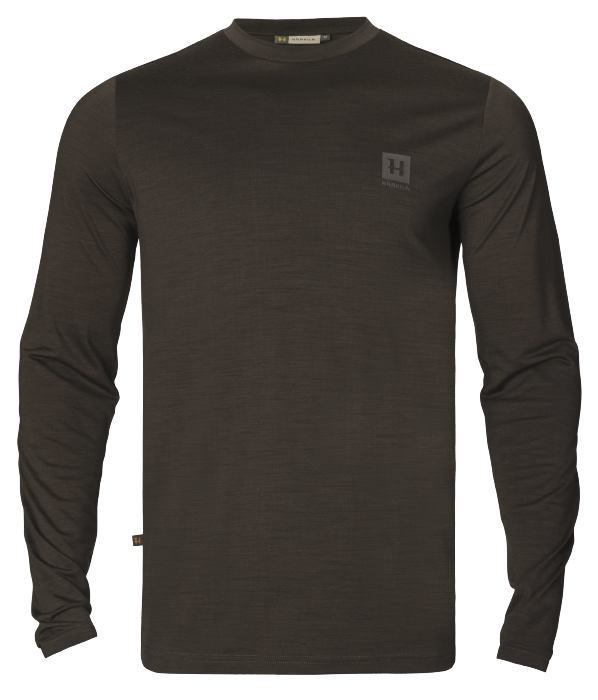 Härkila Base All Season L/S t-shirt Shadow brown - Härkila