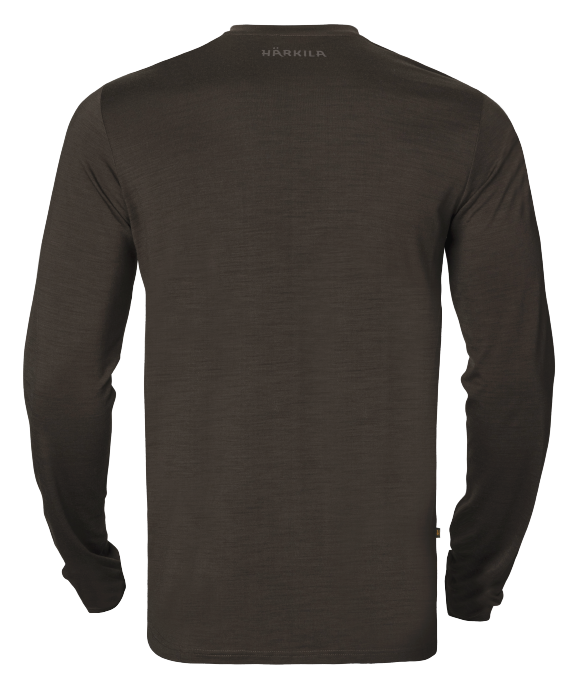 Härkila Base All Season L/S t-shirt - Shadow brown - Härkila