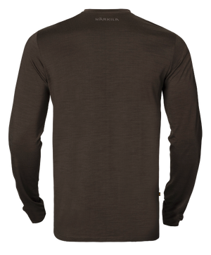 Härkila Base All Season L/S t-shirt - Shadow brown - Härkila