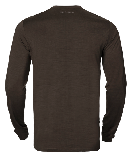 Härkila Base All Season L/S t-shirt - Shadow brown - Härkila