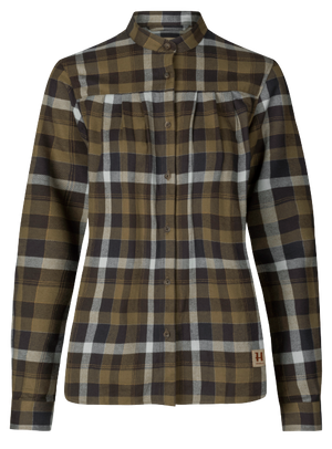 Sigrid L/S skjorte til kvinder Willow green/Phantom - Härkila