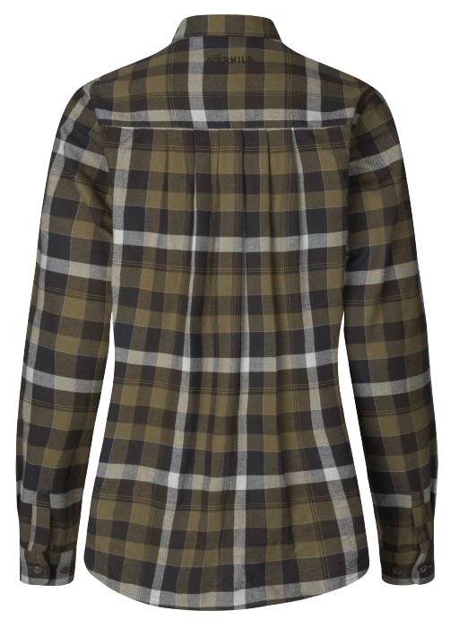 Sigrid L/S skjorte til kvinder Willow green/Phantom - Härkila