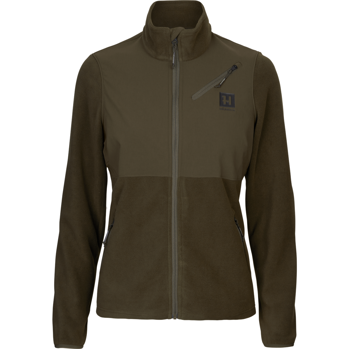 Härkila Fjell Fleecejakke til kvinder Hunting Green/Willow Green - Härkila