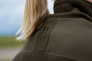 Härkila Fjell Fleecejakke til kvinder Hunting Green/Willow Green - Härkila