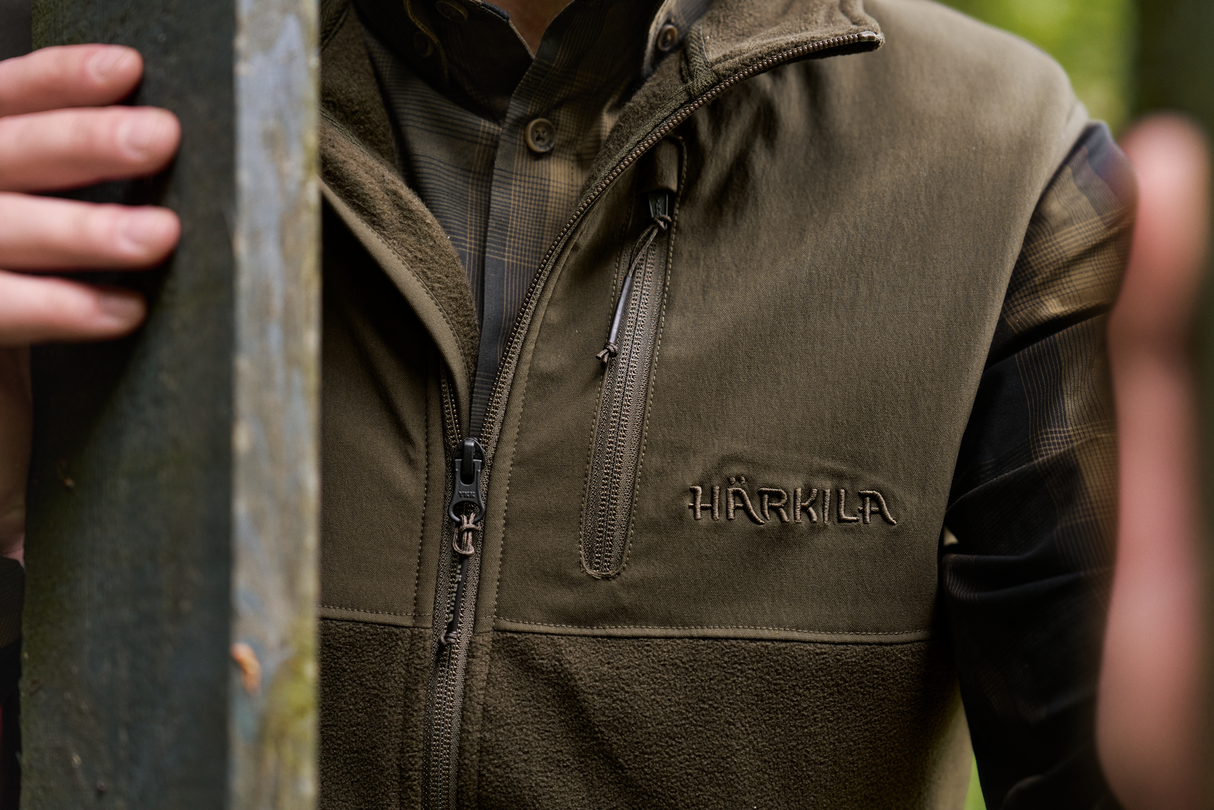 Härkila Fjell Fleece veste Hunting Green/Willow Green - Härkila