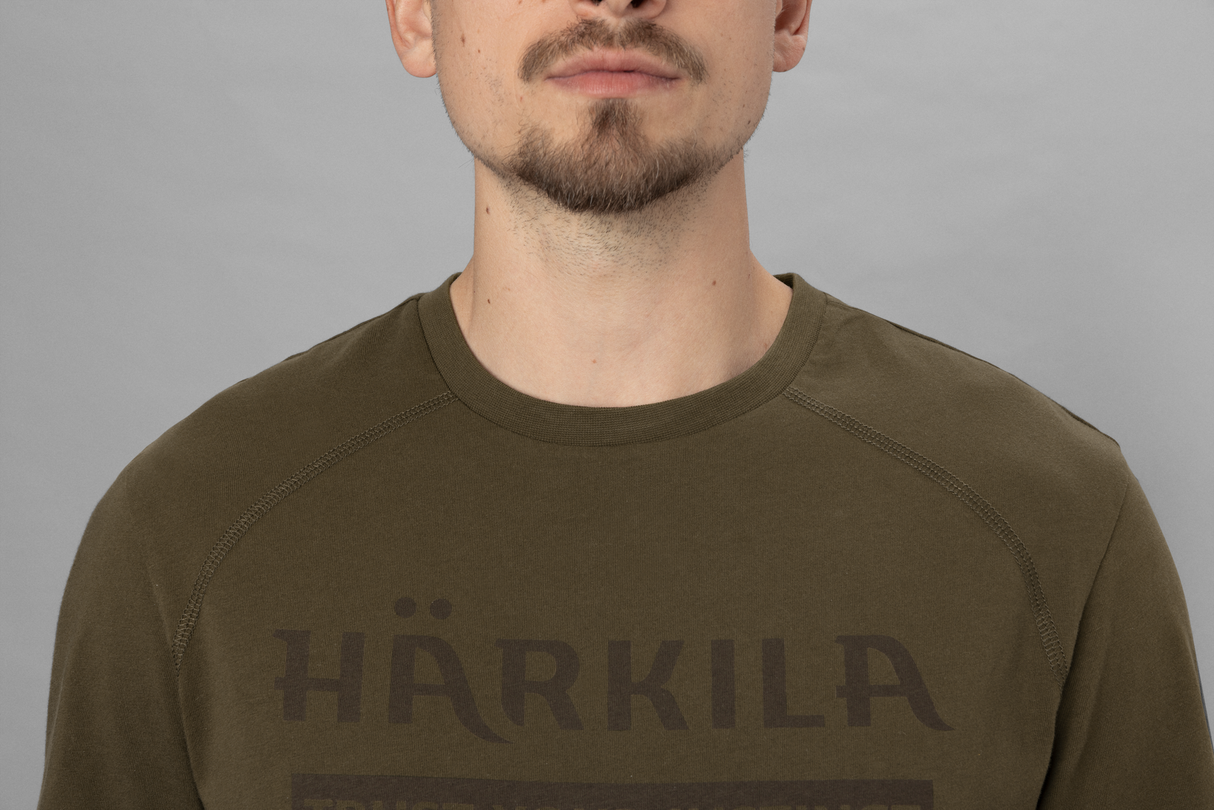Härkila logo S/S t-shirt - Willow green - Härkila