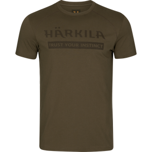 Härkila logo S/S t-shirt - Willow green - Härkila