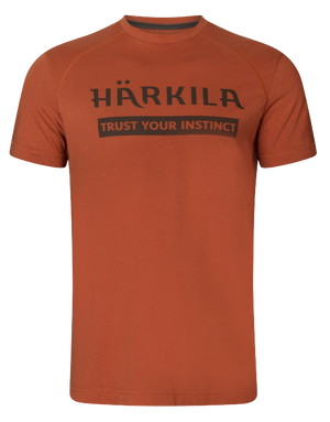 Härkila logo S/S t-shirt - Arabian spice - Härkila