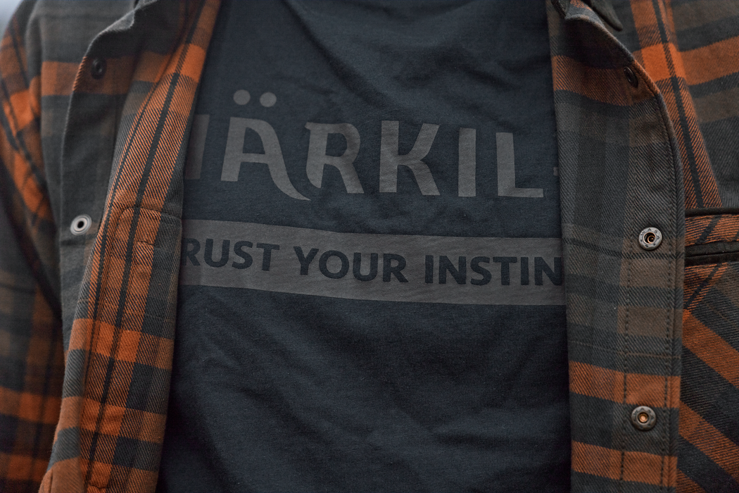 Härkila logo S/S t-shirt - Dark navy