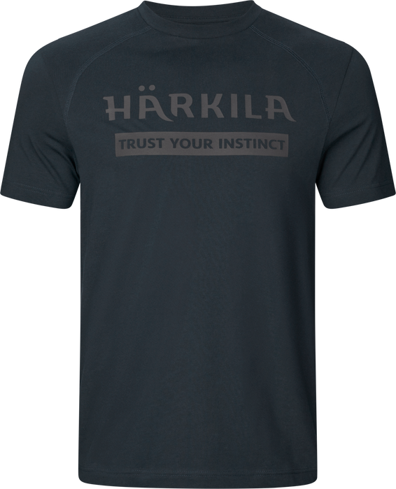 Härkila logo S/S t-shirt - Dark navy