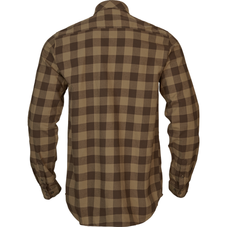 Härkila skandinavisk L/S-skjorte - Antique Bronze Check - Härkila