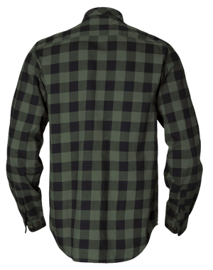 Härkila skandinavisk L/S-skjorte - Green check - Härkila