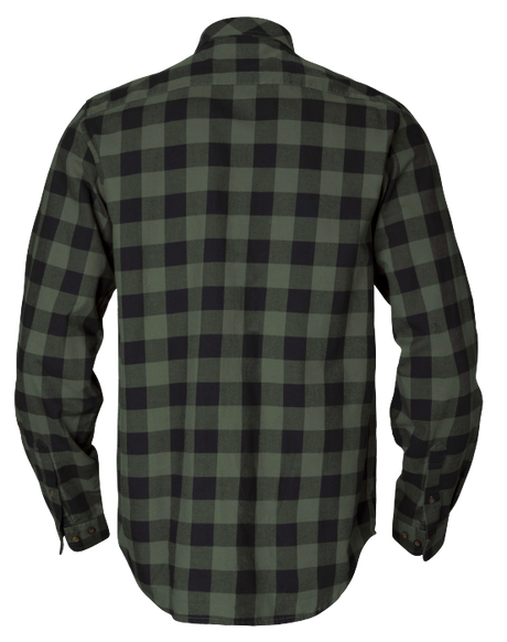 Härkila skandinavisk L/S-skjorte - Green check - Härkila