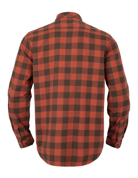 Härkila Scandinavian L/S Skjorte - Autumn orange check - Härkila