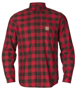 Härkila skandinavisk L/S-skjorte - Red check - Härkila