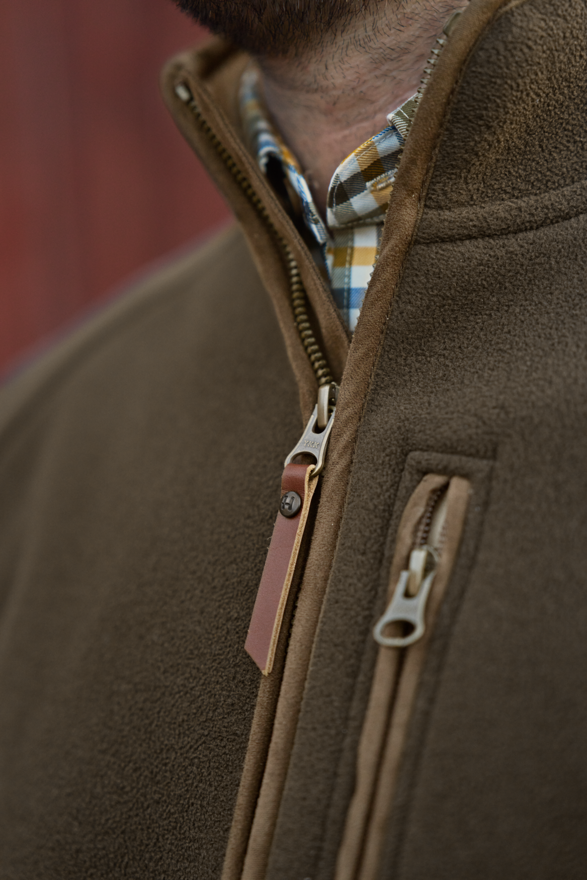 Sandhem Sherpa Fleecejakke - Willow green