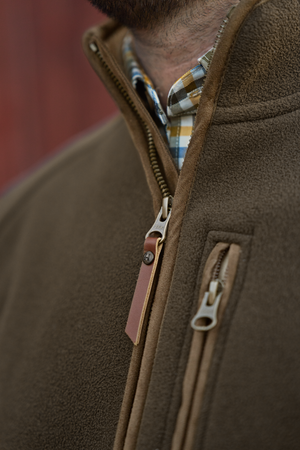 Sandhem Sherpa Fleecejakke - Willow green