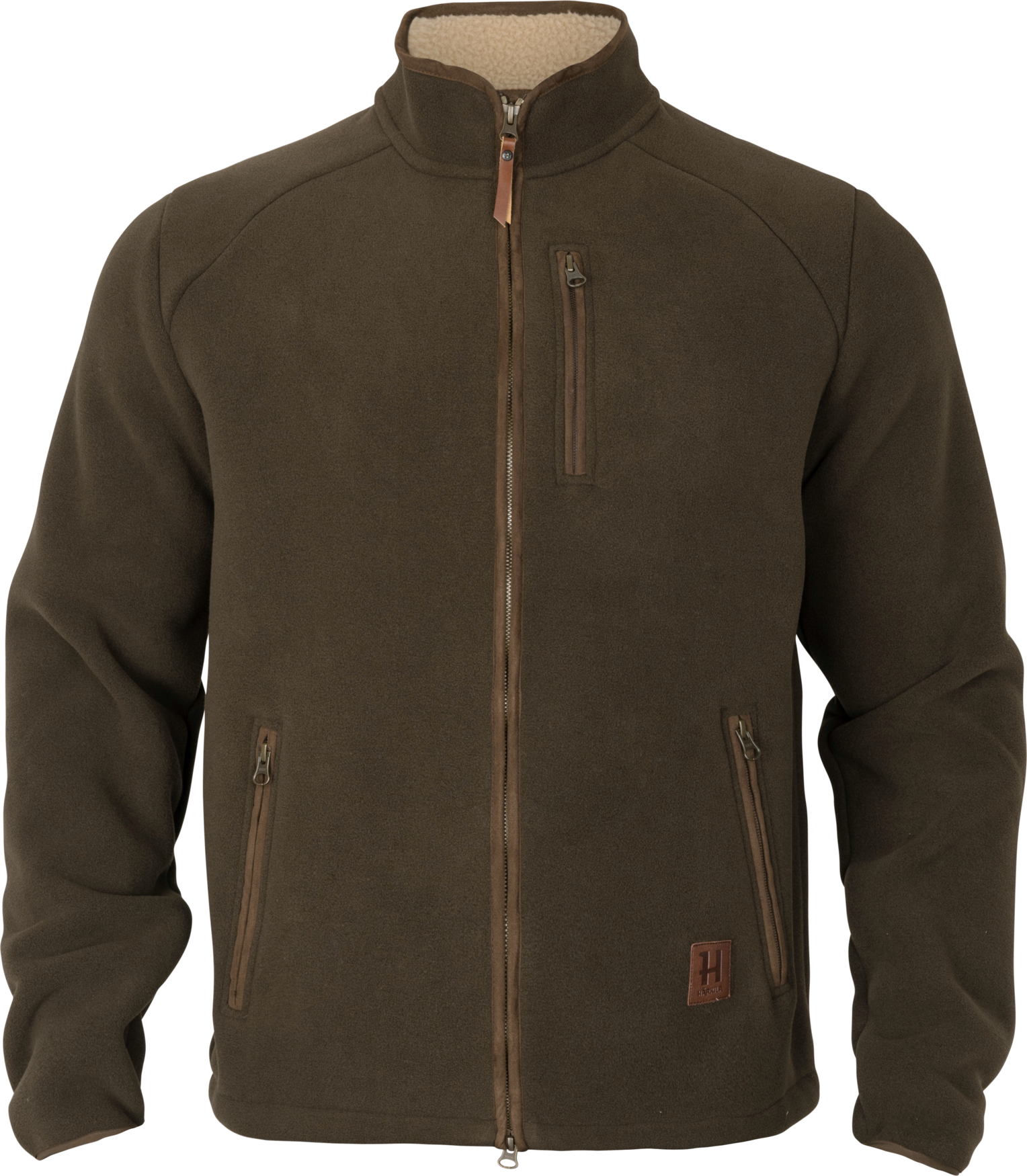 Sandhem Sherpa Fleecejakke - Willow green