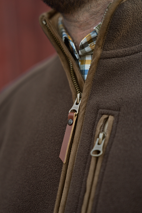 Sandhem Sherpa Fleecejakke - Demitasse brown