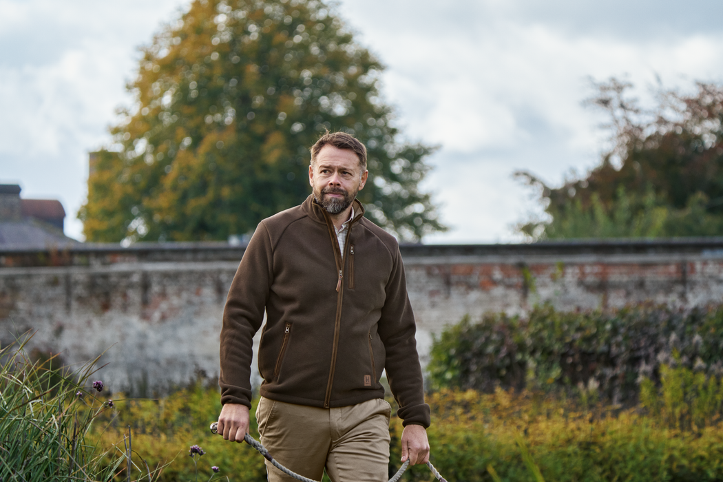 Sandhem Sherpa Fleecejakke - Demitasse brown